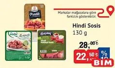 HİNDİ SOSİS 130 G
